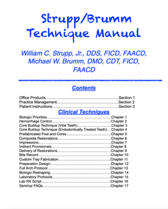Strupp/Brumm Technique Manual (Flash Drive)