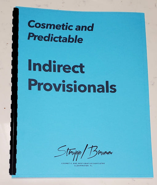 Indirect Provisionals booklet by Strupp & Brumm